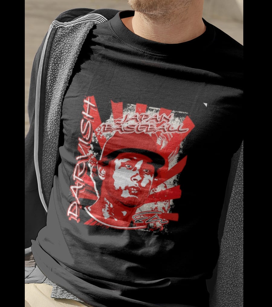 Darvish Japan Baseball MLB International Player Iconic Red T-Shirt