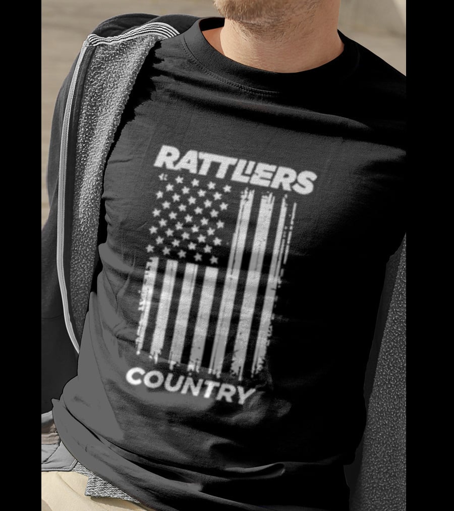Rattlers Country American Flag T-Shirt