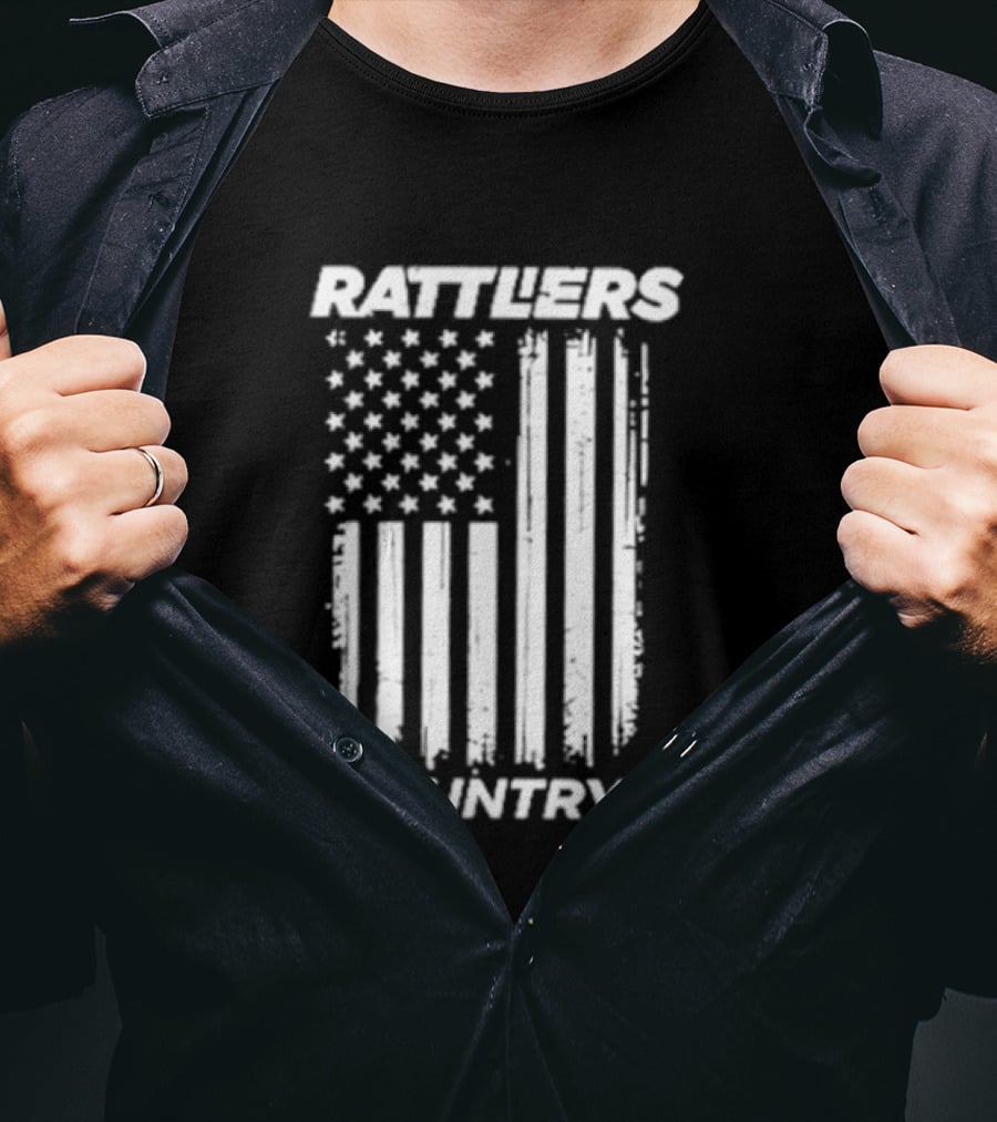 Rattlers Country American Flag T-Shirt