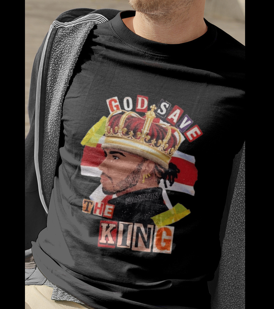 God Save The King Lewis Hamilton Crowned British Champion T-Shirt