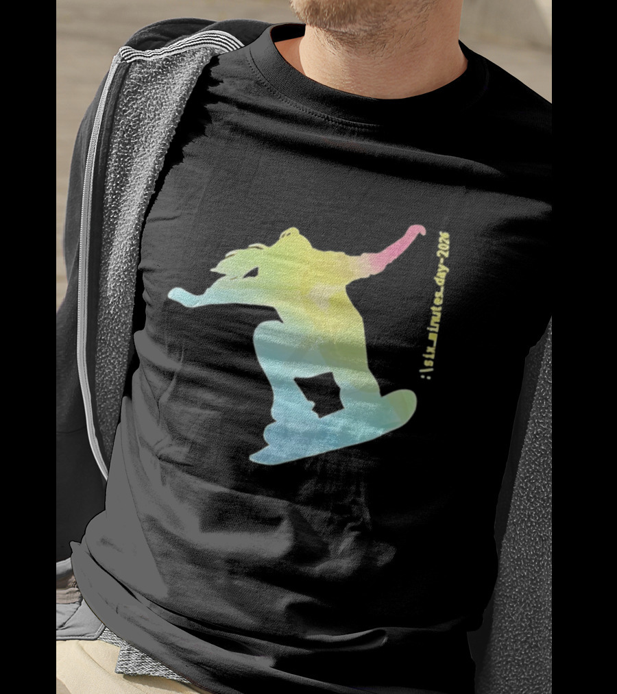 Six Minutes Day 2026 Snowboarding Snowboarder T-Shirt