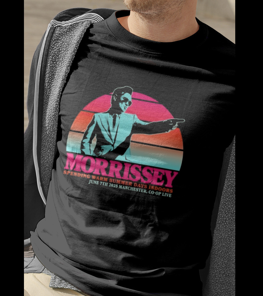 Morrissey Warm Summer Days June 7th 2025 Manchester CO OP Live T-Shirt