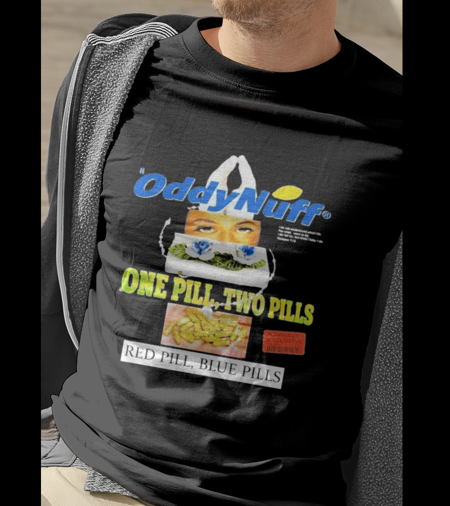 Oddy Nuff Suicideboys One Pill Two Pills Red Pill Blue Pills Jesus Eyes T-Shirt
