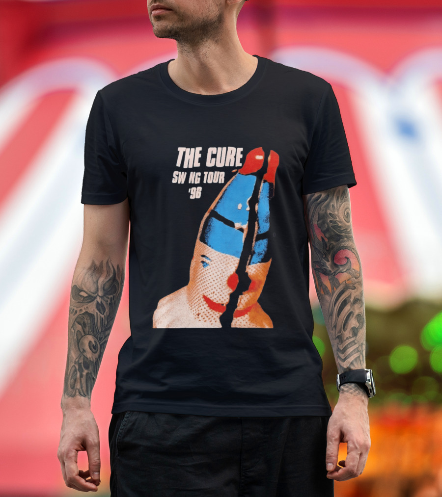 The Cure Swing Tour 96 Clown Face T-Shirt
