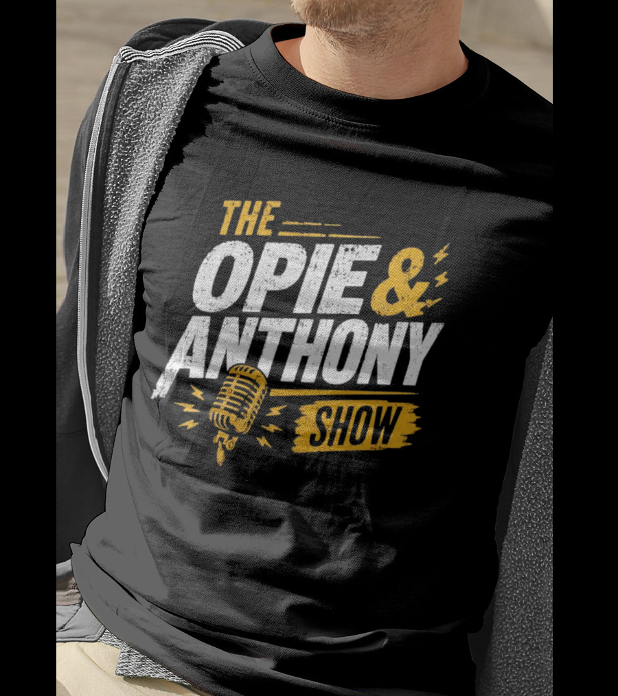 The Opie And Anthony Show Podcast Microphone T-Shirt