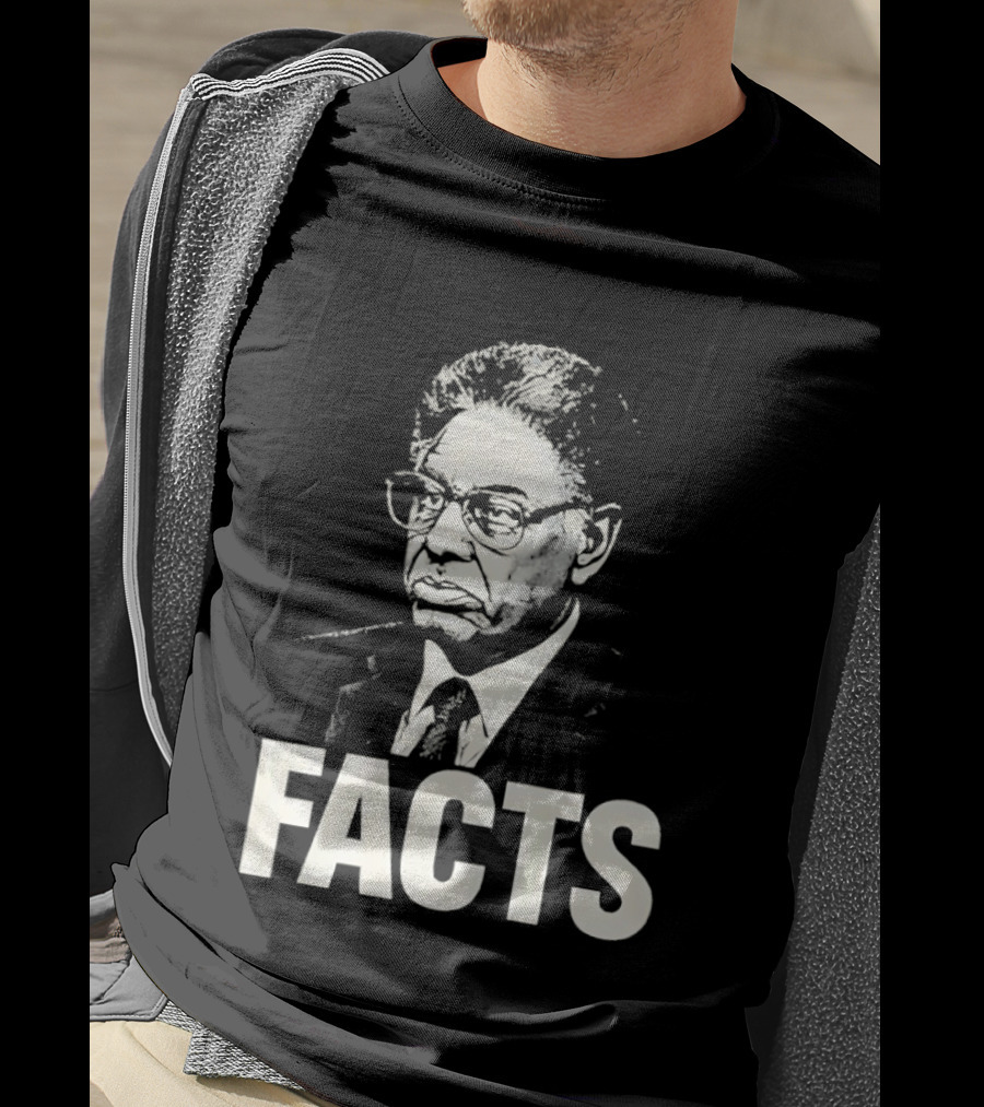 Thomas Sowell Facts Portrait Realism T-Shirt