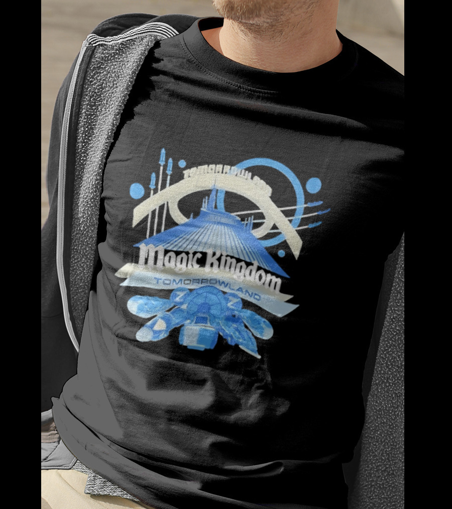 Tomorrowland Magic Kingdom Walt Disney World Spaceship And Futuristic T-Shirt