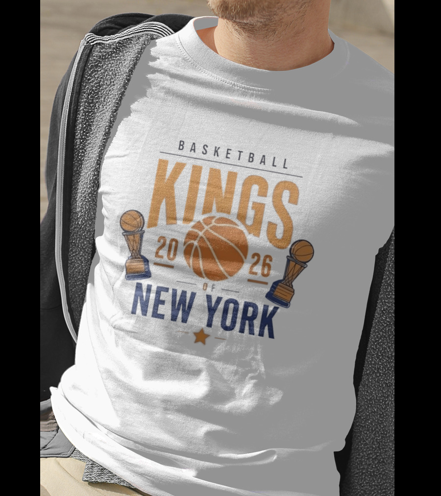 Basketball Kings 2026 Dual Trophy New York T-Shirt
