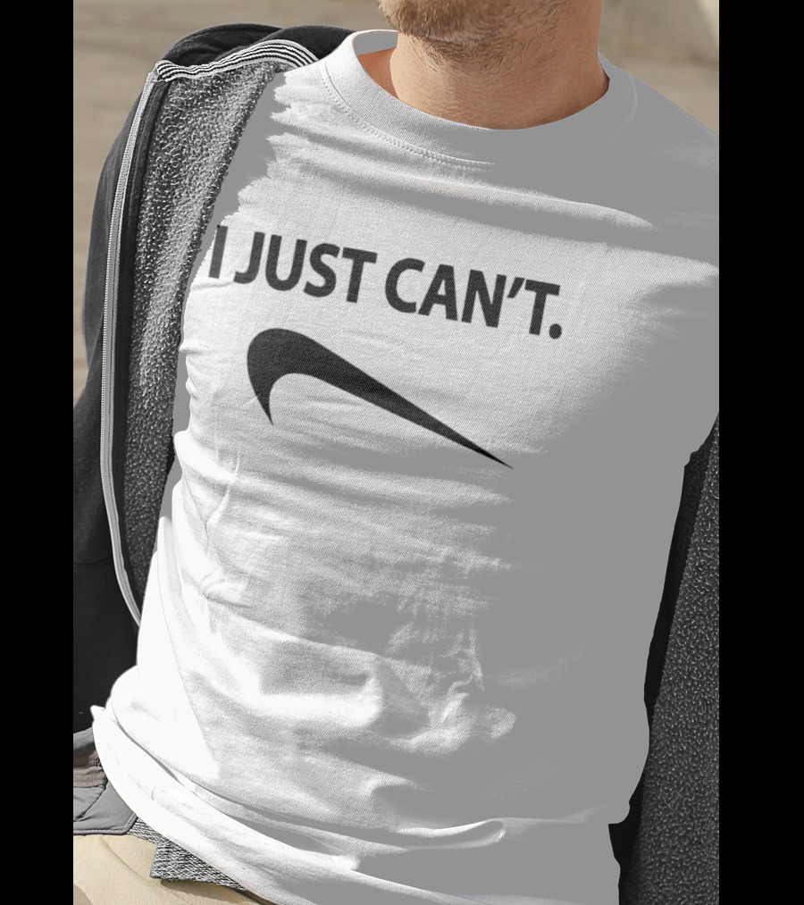 I Just Can't Dont Do It Swoosh T-Shirt