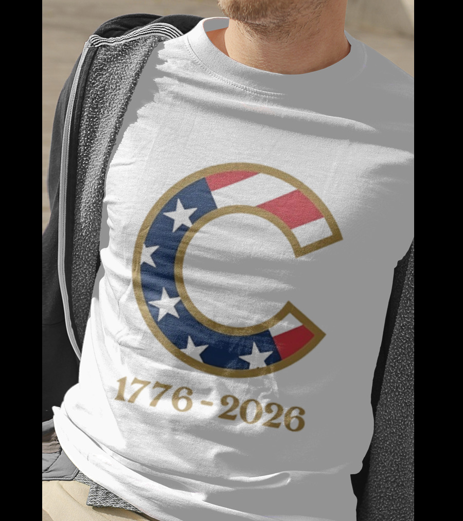 Chicago Cubs 1776 2026 Stars Stripes Fourth Of July MLB Anniversary T-Shirt