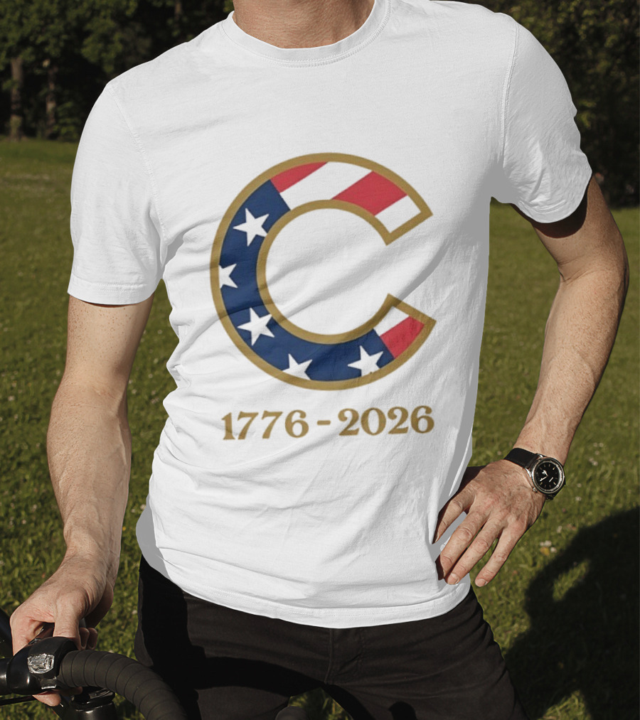 Chicago Cubs 1776 2026 Stars Stripes Fourth Of July MLB Anniversary T-Shirt