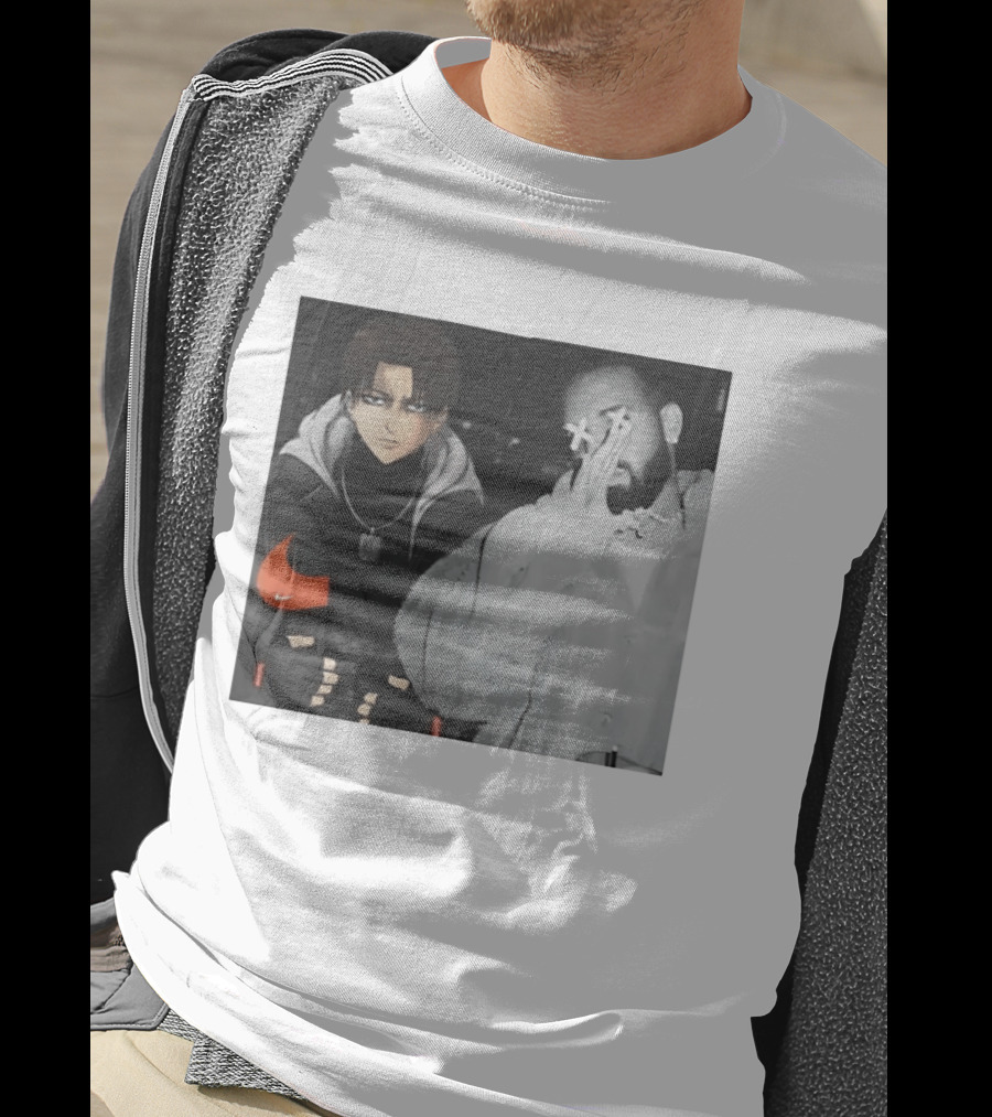 Levi Ackerman Nike Puffer Jacket Drake Crossover Fashion T-Shirt