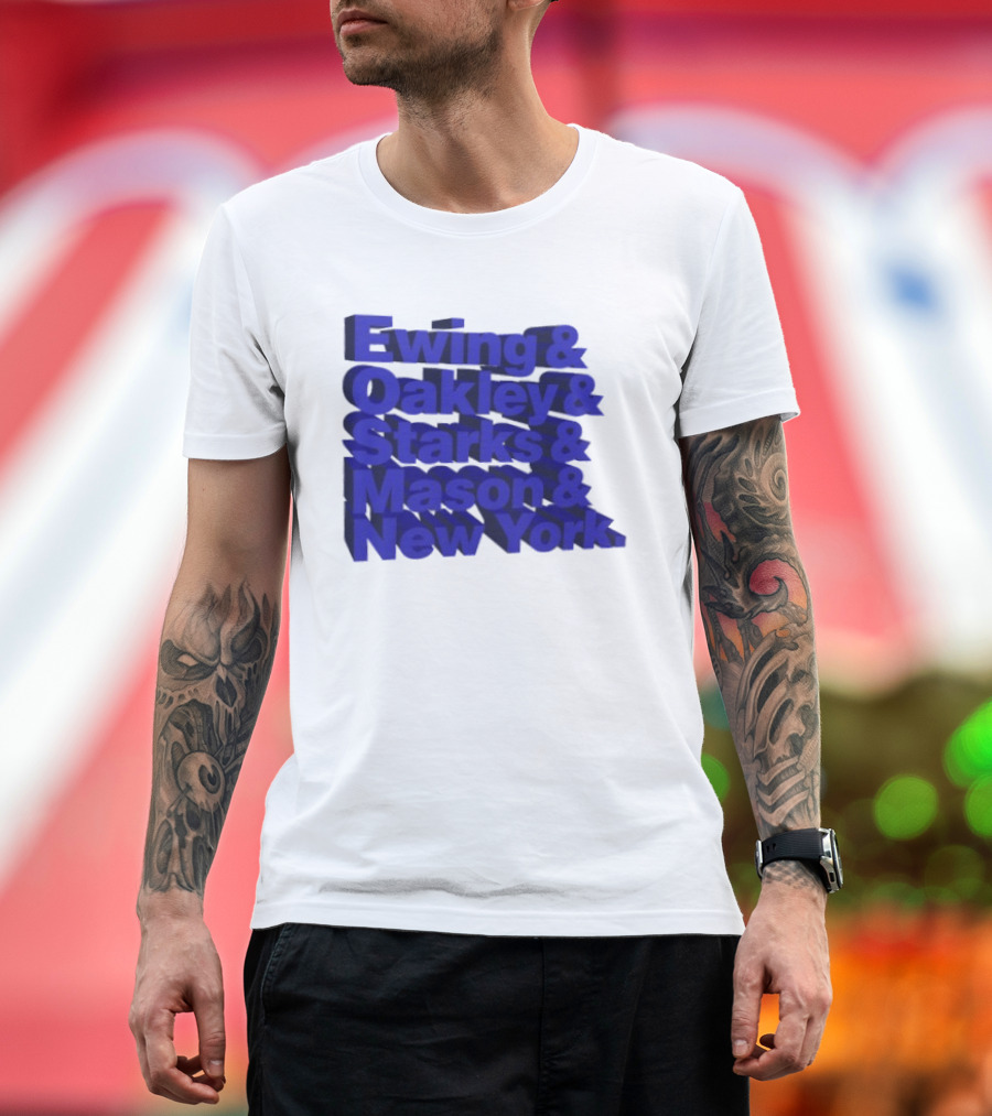 Ewing Oakley Starks Mason New York Knicks Legends T-Shirt