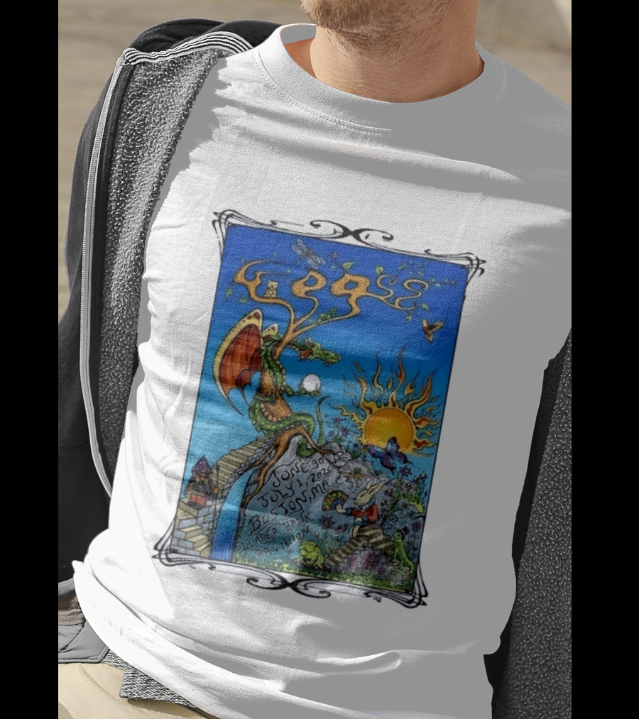 Goose July 2026 Boston Dragon Fantasy Art Leader Bank Pavilion T-Shirt