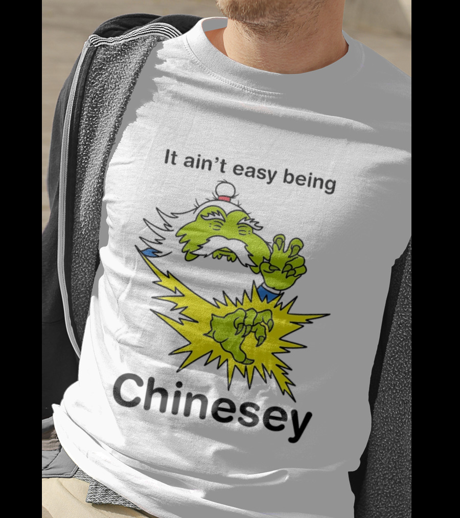 It Ain't Easy Being Chinesey Green Creature Martial Arts T-Shirt