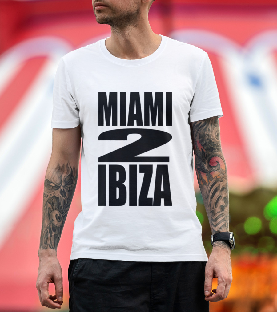 Miami 2 Ibiza Nightclub Party Vibes Electronic Dance Music T-Shirt