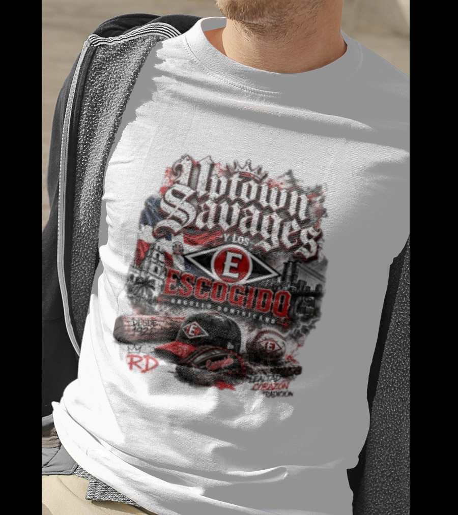 Uptown Savages Y Los Escogido Desde 1922 Orgullo Dominicano Tradición RD T-Shirt