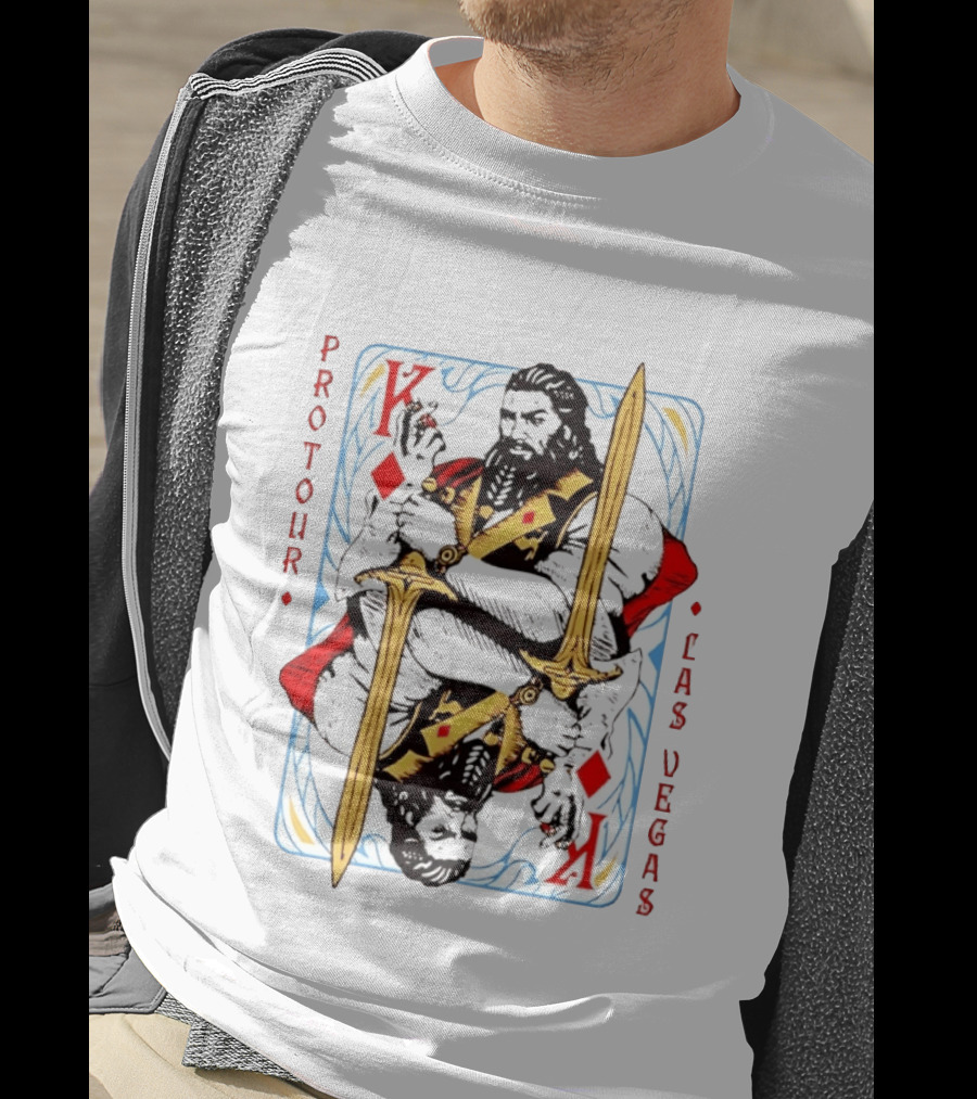 Pro Tour Las Vegas 2026 King Of Diamonds Playing Card T-Shirt