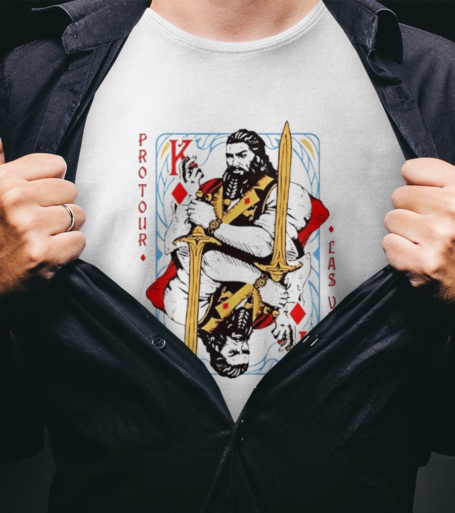 Pro Tour Las Vegas 2026 King Of Diamonds Playing Card T-Shirt