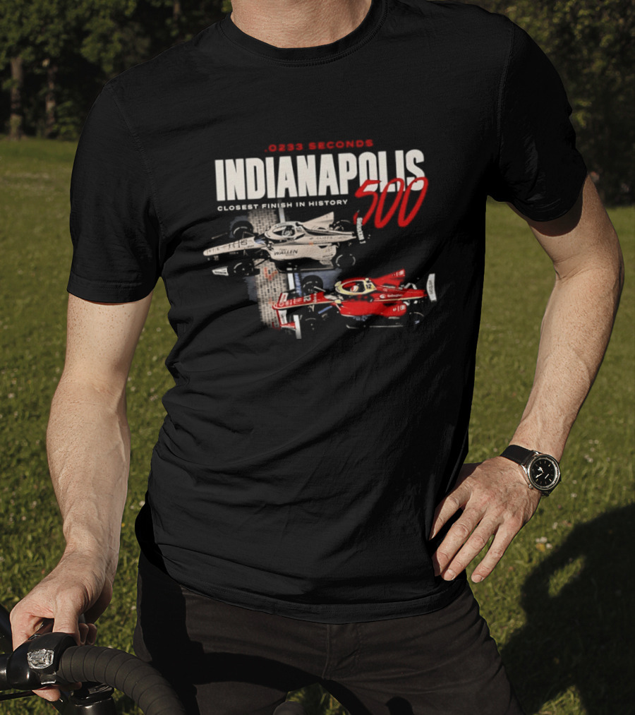 0233 Seconds Indianapolis 500 Closest Finish In History 2026 T-Shirt