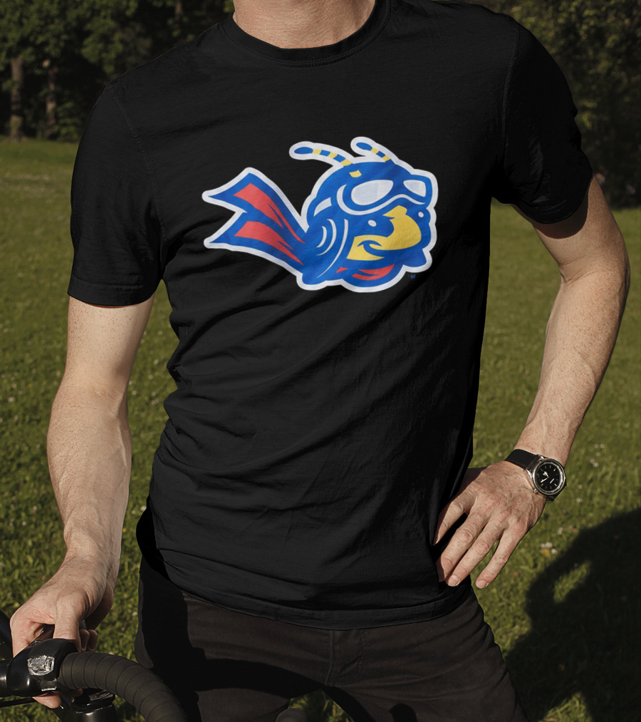 2026 Ontario Tower Buzzers Hockey Jersey Giveaway Buzzing Bee Icon With Aviator Hat And Cape T-Shirt