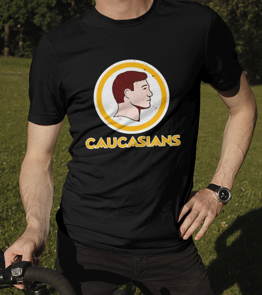 Caucasians Satire Humor Sports Team T-Shirt