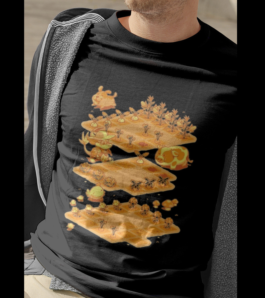 GDQ Happy Harvest Farm Simulation Cute Animals And Crops T-Shirt