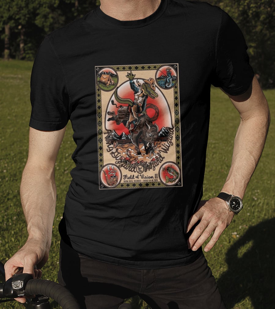 King Gizzard And The Lizard Wizard Field Of Vision II Buena Vista Colorado August 14 16 2026 T-Shirt