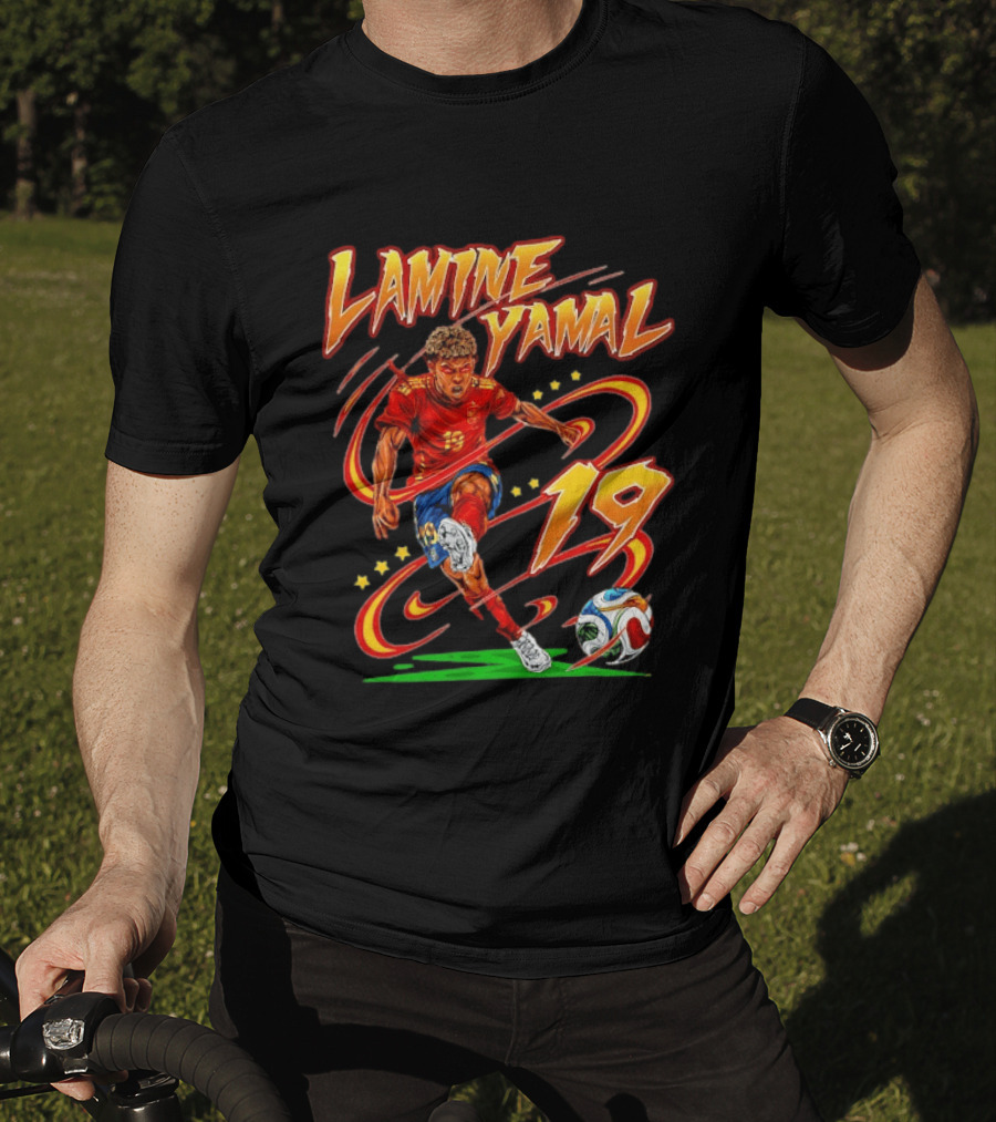 Lamine Yamal Spain National Football Team 19 Soccer Star T-Shirt