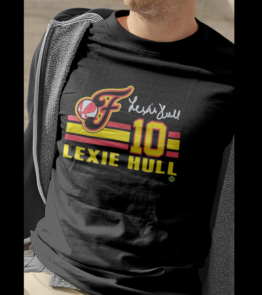Lexie Hull 10 Indiana Fever WNBA Basketball T-Shirt