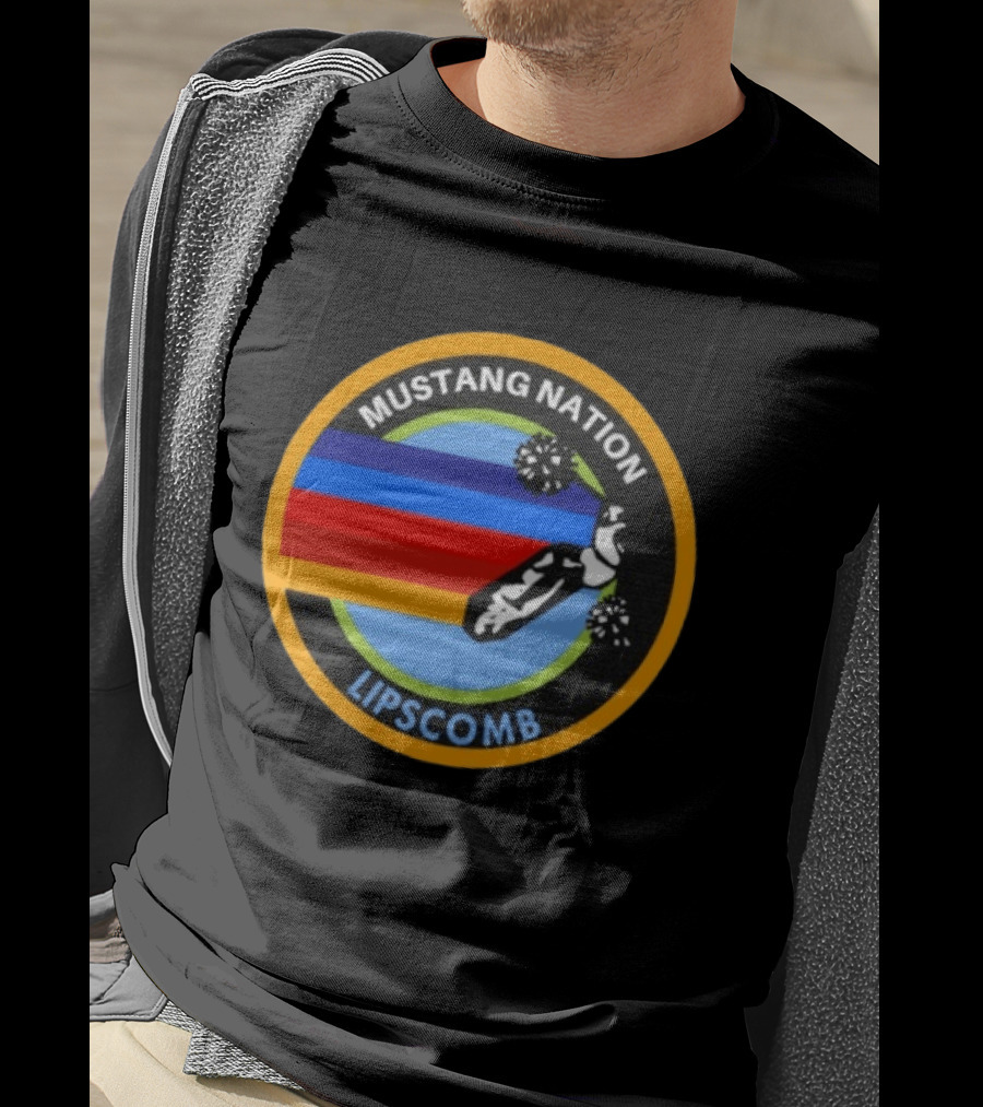 Mustang Nation Lipscomb Cheerleader Mustangs T-Shirt