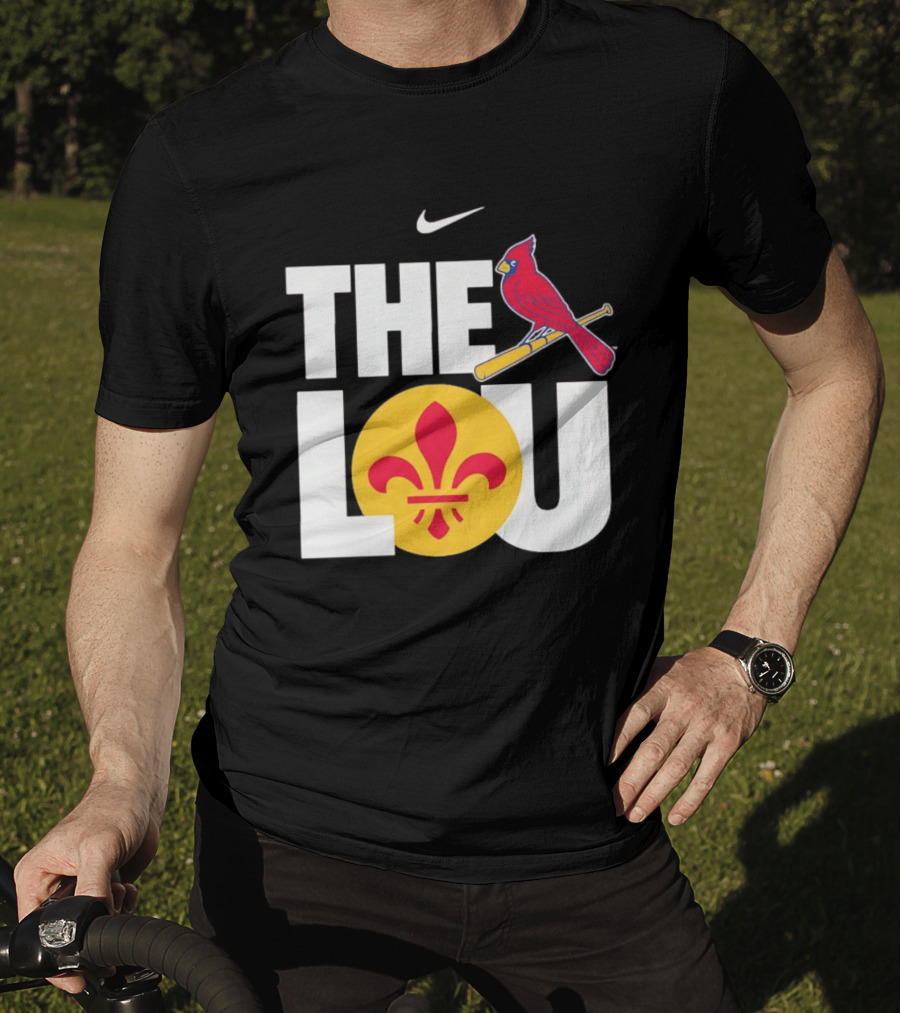 Nike St. Louis Cardinals The Lou Fleur De Lis Classic Baseball Fan Gear T-Shirt
