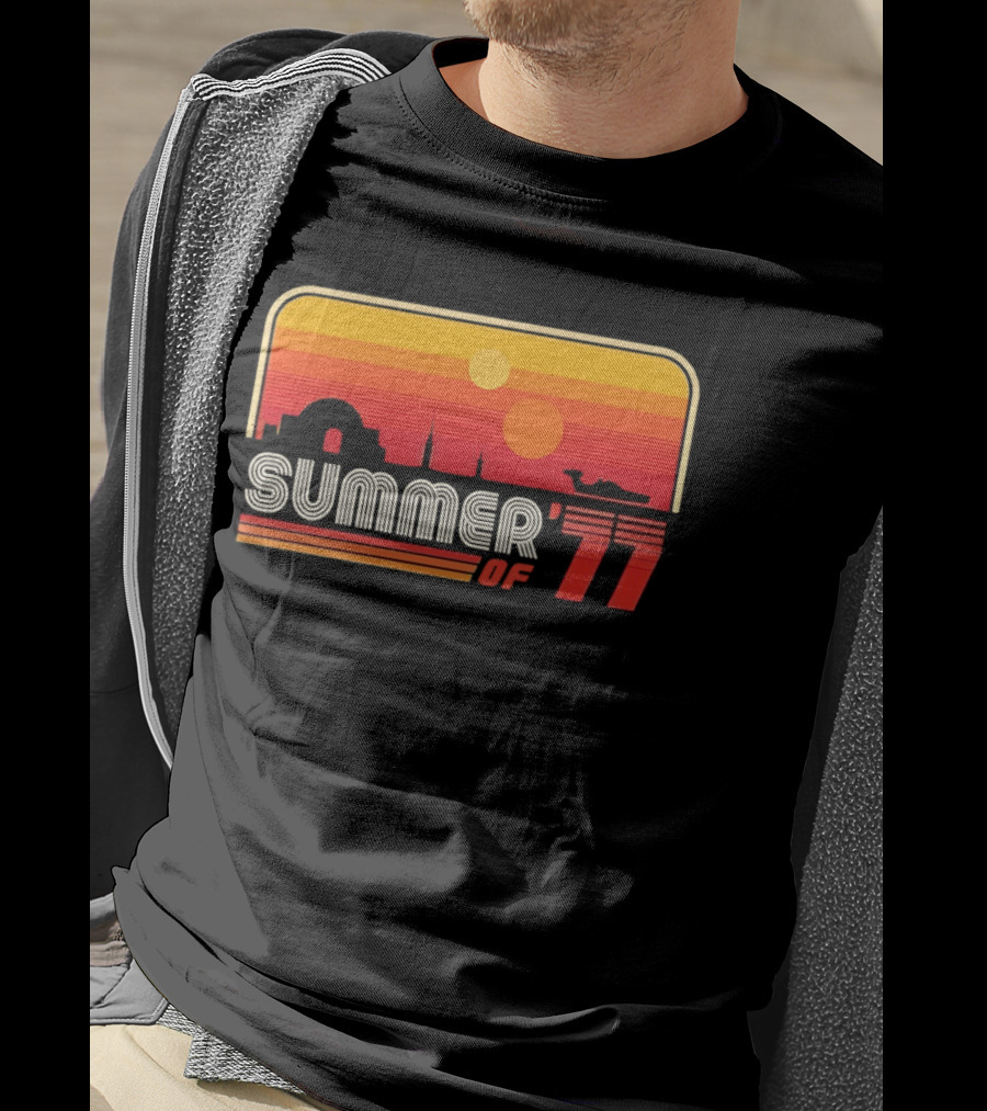 Summer Of '77 Retro Sunset Vibes T-Shirt