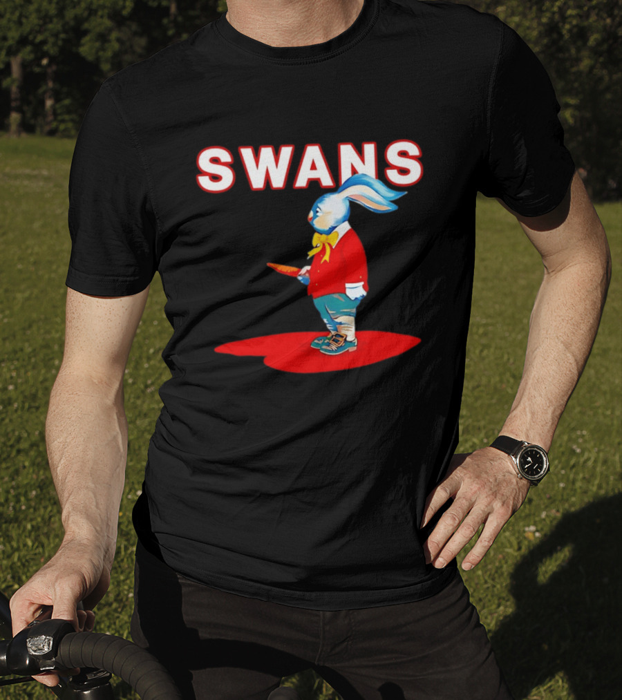 Swans Rabbit With Carrot Red Suit Michael Gira T-Shirt