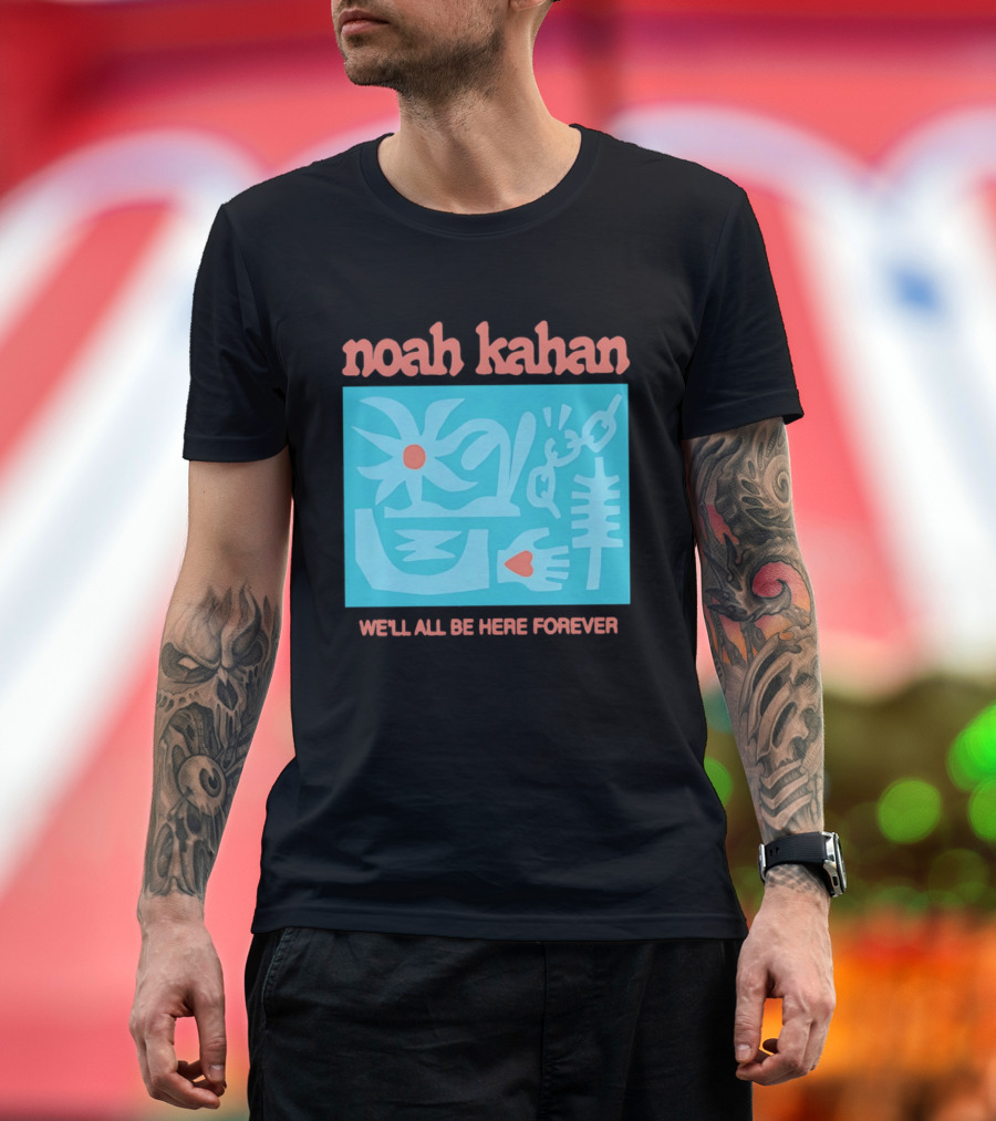 Noah Kahan We'll All Be Here Forever Abstract Symbols And Shapes T-Shirt