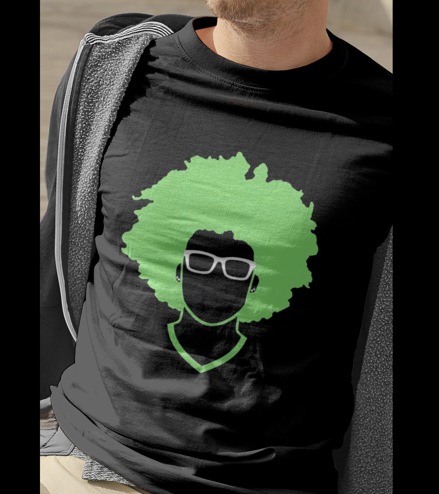 Olivia Miles Neon Afro Glasses Outline Minnesota Lynx T-Shirt
