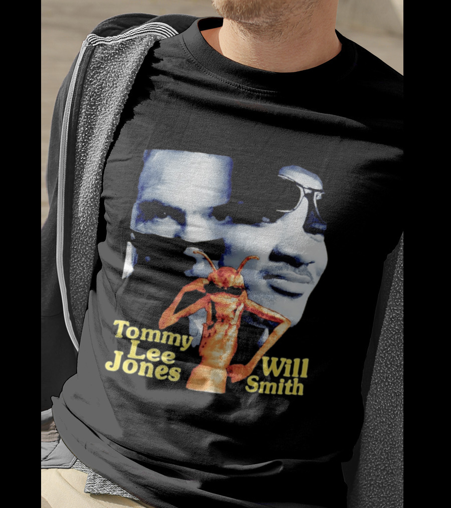 Tommy Lee Jones Will Smith Alien Men In Black T-Shirt