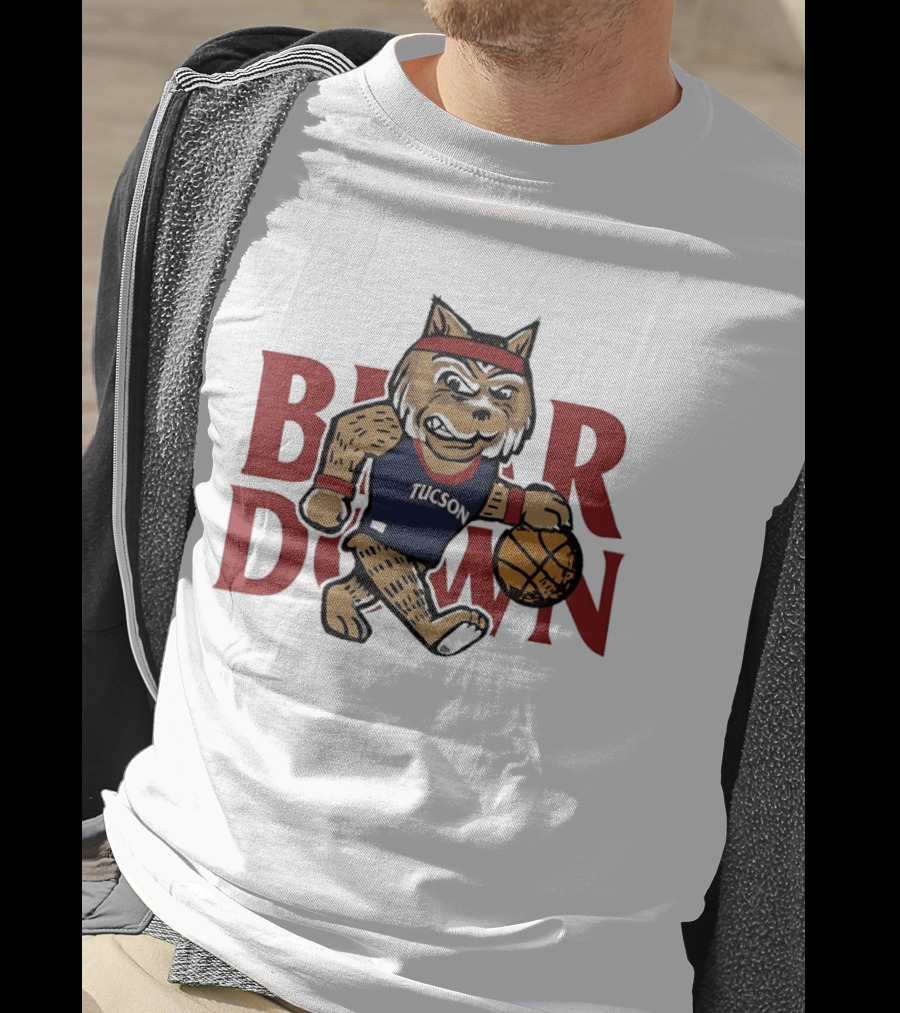 Bear Down Tucson Wildcats Basketball T-Shirt