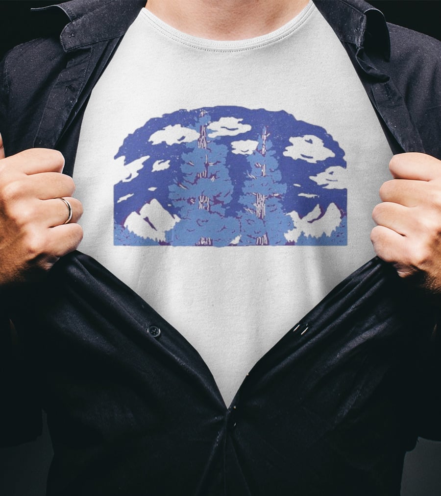 Mythical Park Twilight Since 1984 Enchanted Forest Mountain Scene T-Shirt