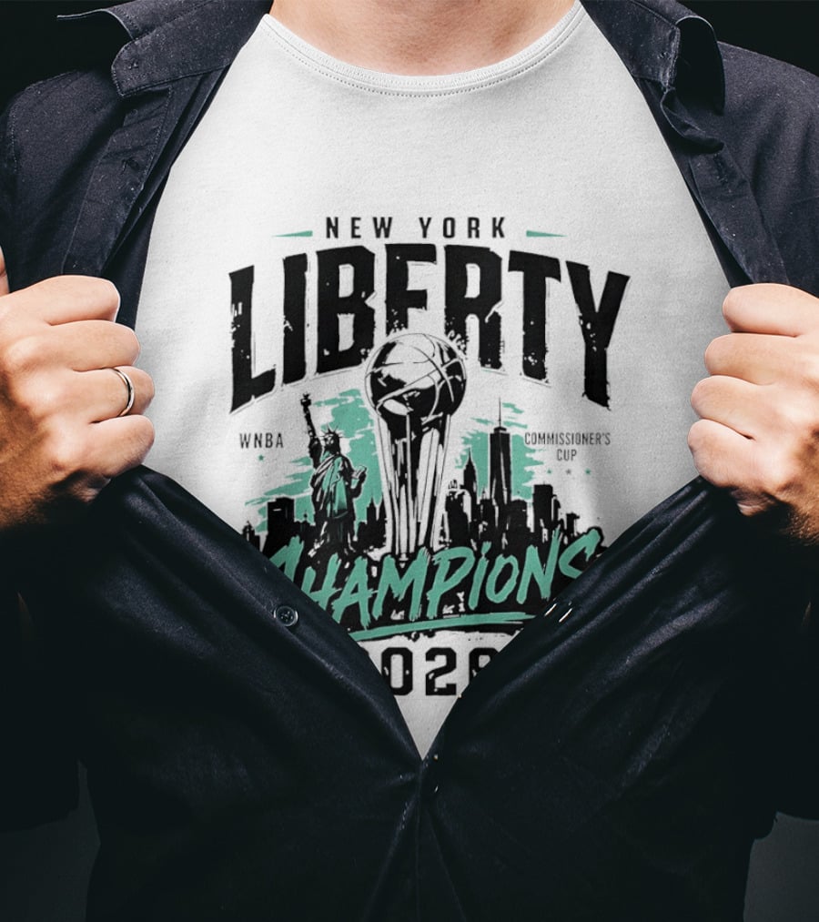 New York Liberty WNBA Champions 2026 T-Shirt