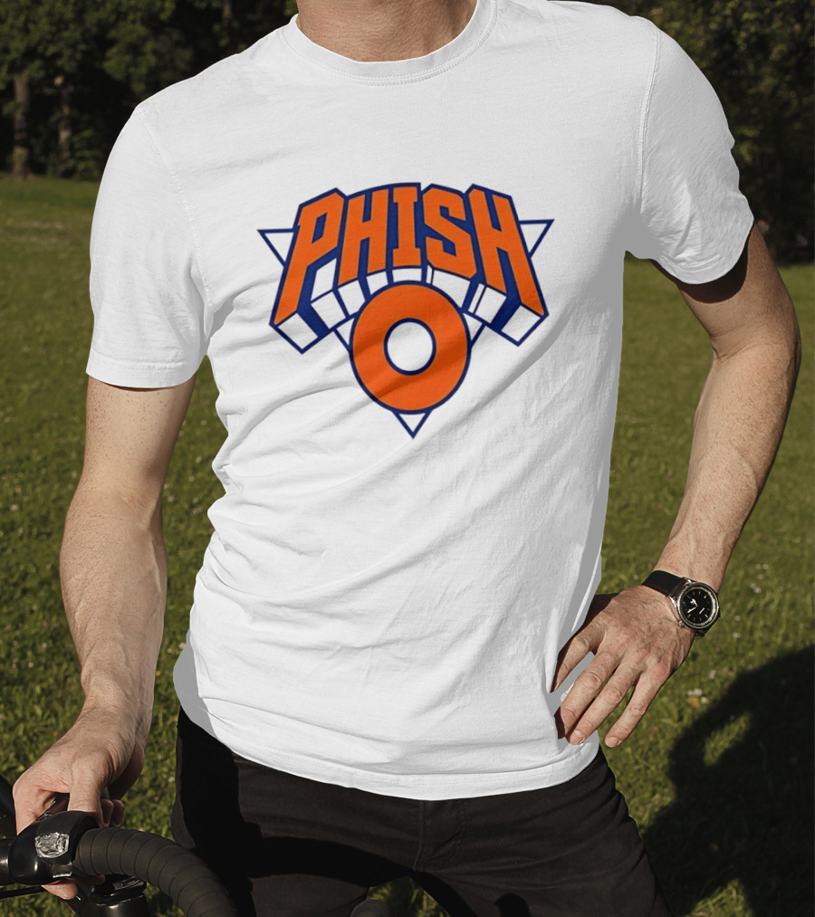 Phish New York Knicks NBA Basketball Triangle Circle T-Shirt