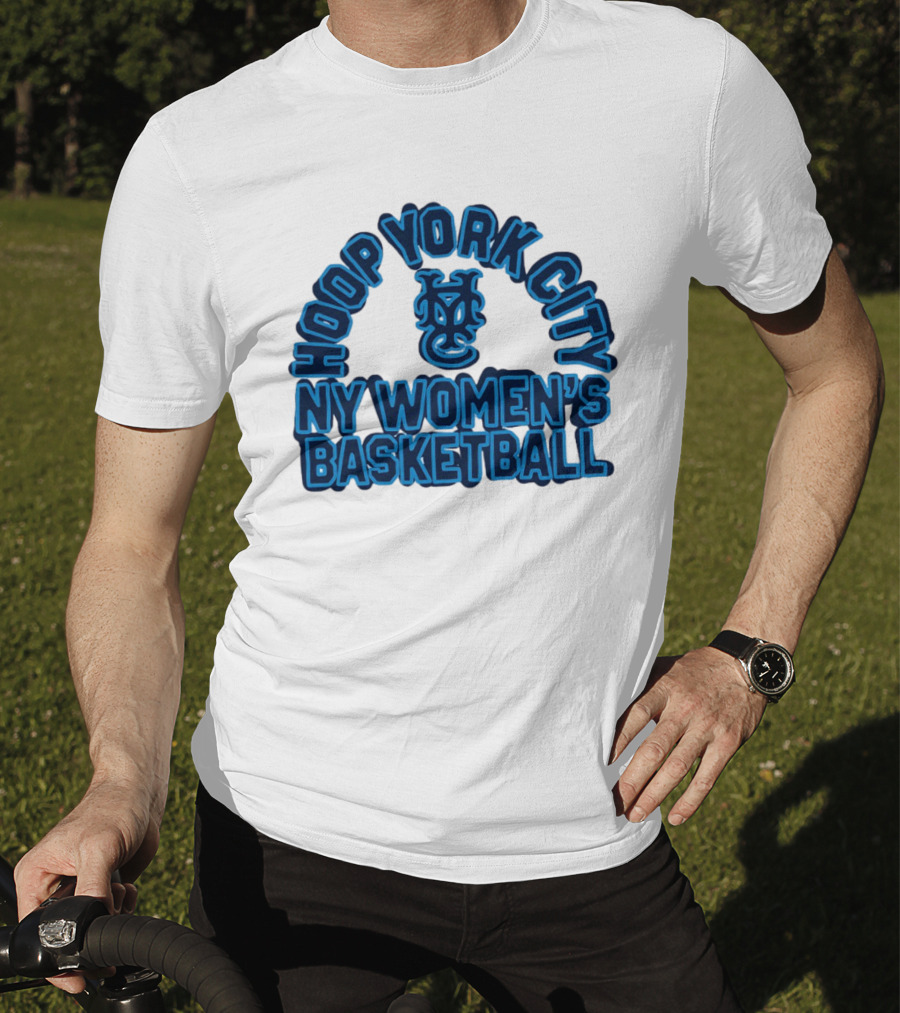 Hoop York City NY Women's Basketball New York Knickerbockers Basketball T-Shirt