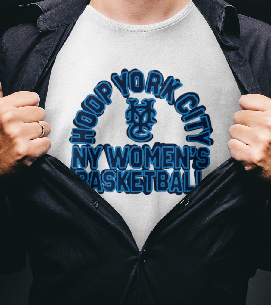 Hoop York City NY Women's Basketball New York Knickerbockers Basketball T-Shirt