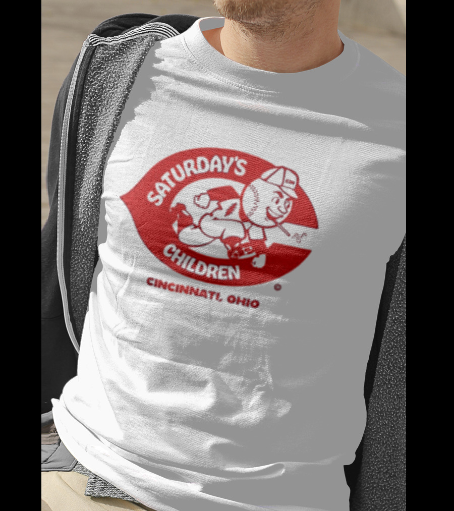 Saturday's Children Cincinnati Ohio Baseball T-Shirt