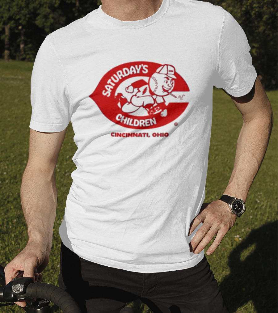 Saturday's Children Cincinnati Ohio Baseball T-Shirt