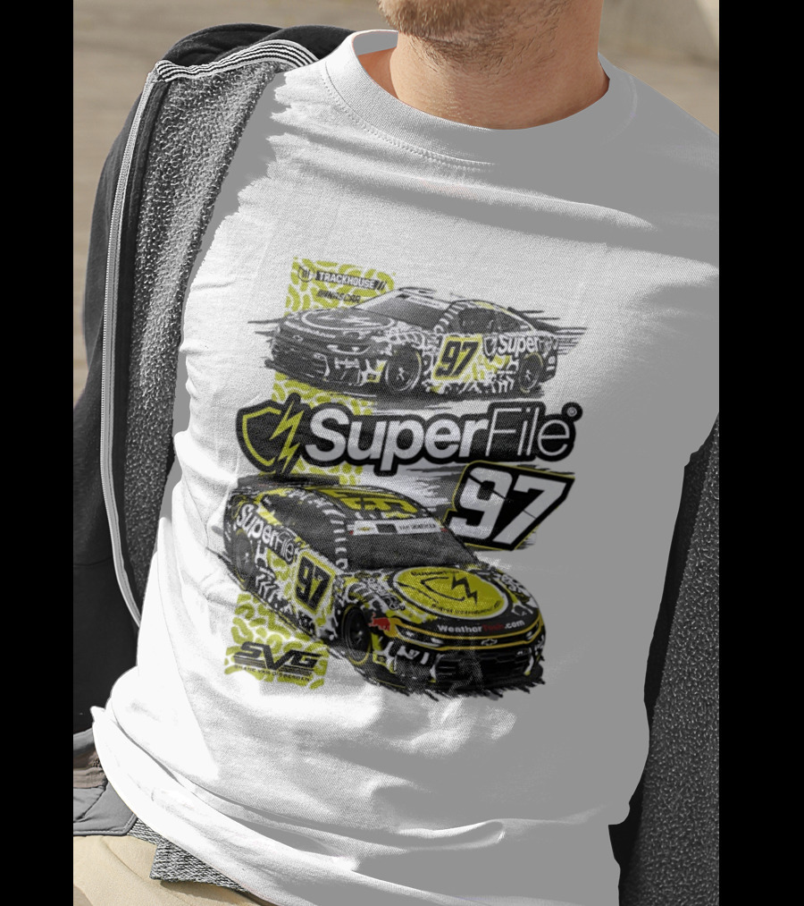 SuperFile 97 Shane Van Gisbergen NASCAR Trackhouse Racing Lefty Out There T-Shirt