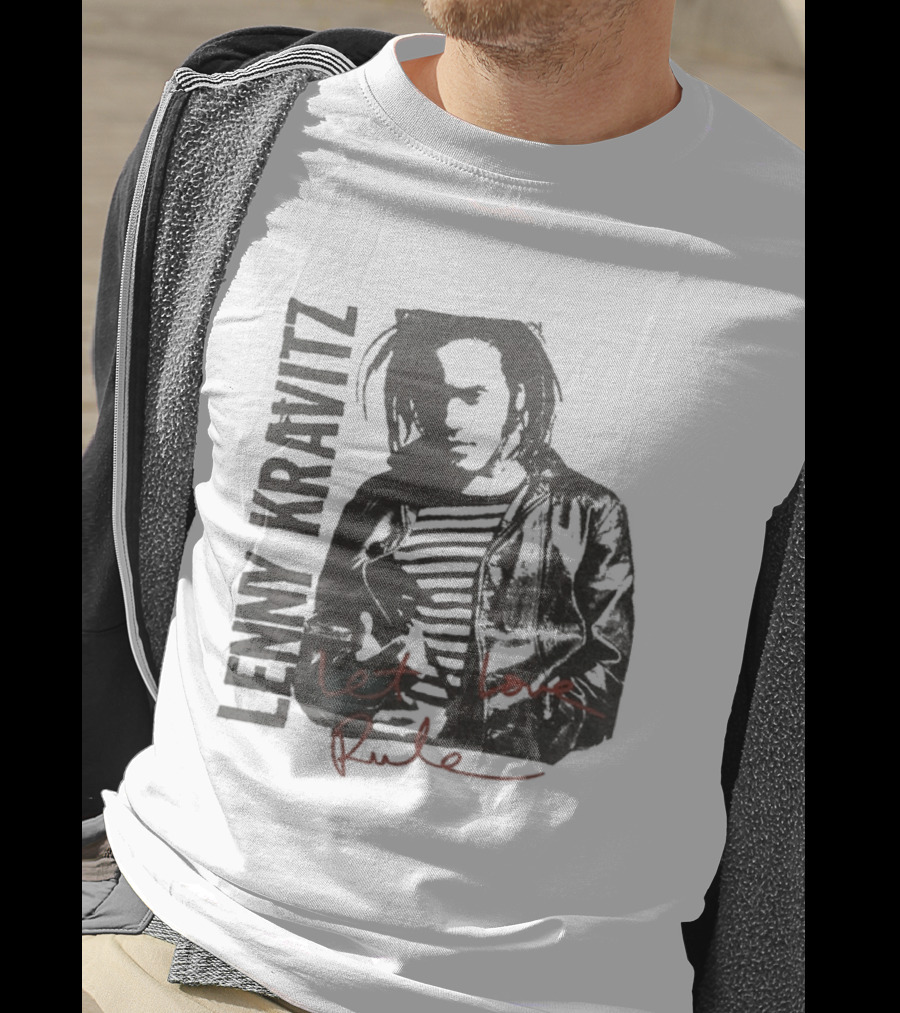 Lenny Kravitz Let Love Rule High Contrast T-Shirt