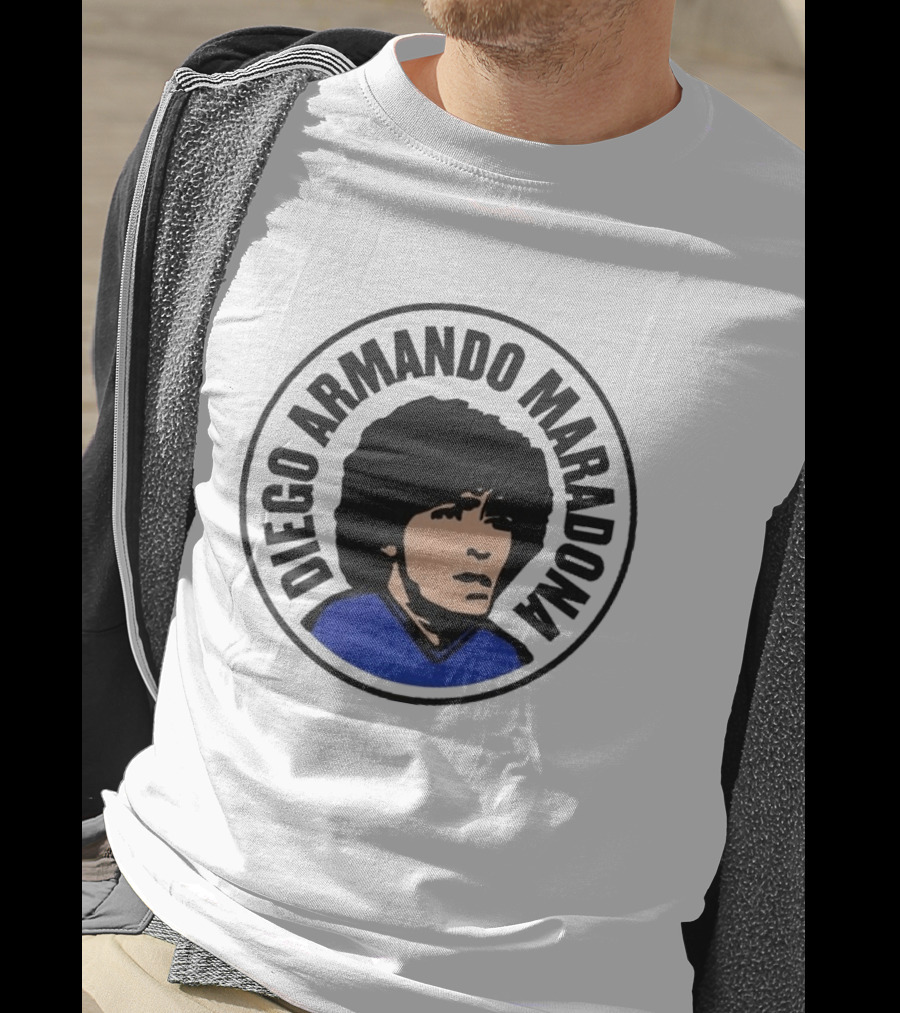 Trickett England Diego Armando Maradona Iconic Player T-Shirt