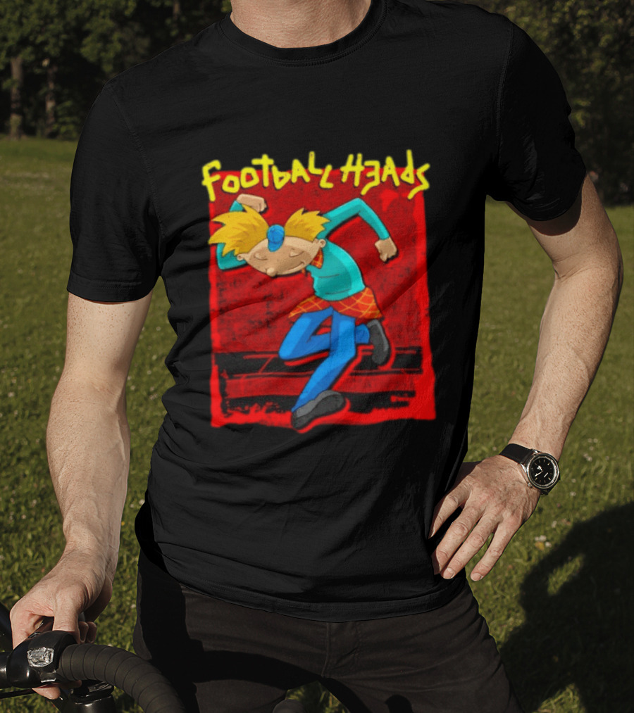 Hey Arnold Football Heads Nickelodeon Classic Cartoon T-Shirt