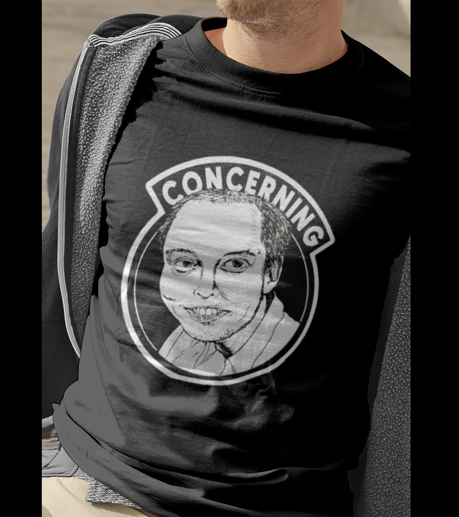 Concerning Elon Musk Meme Face Tesla Twitter T-Shirt